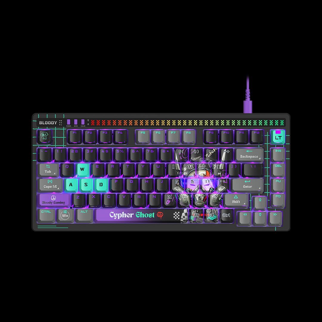 AT75 ALPHA CYPHER GHOST OPTICAL SWITCH (MECHANICAL)  Voice-Activated LED Lighting Bar