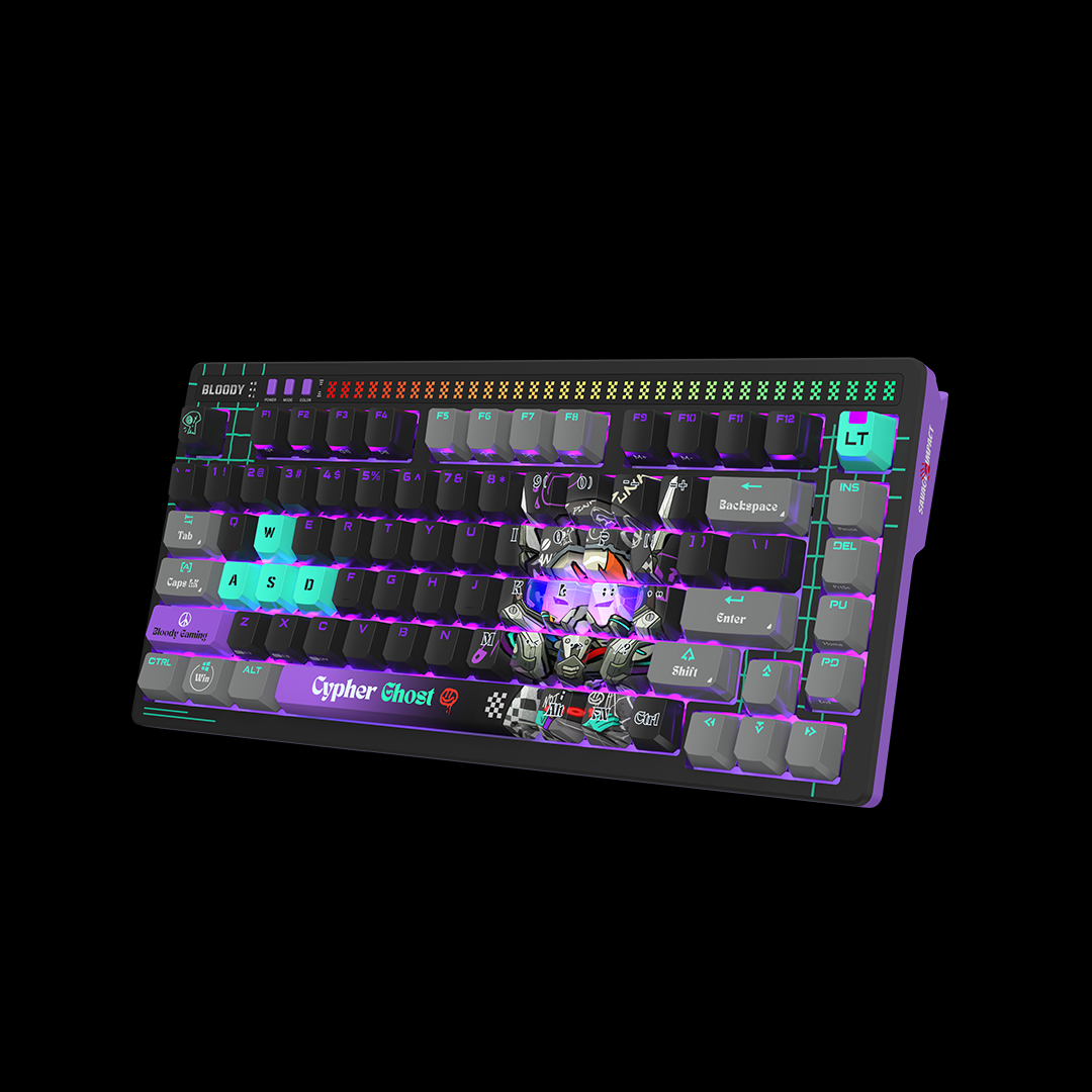 AT75 ALPHA CYPHER GHOST OPTICAL SWITCH (MECHANICAL)  Voice-Activated LED Lighting Bar