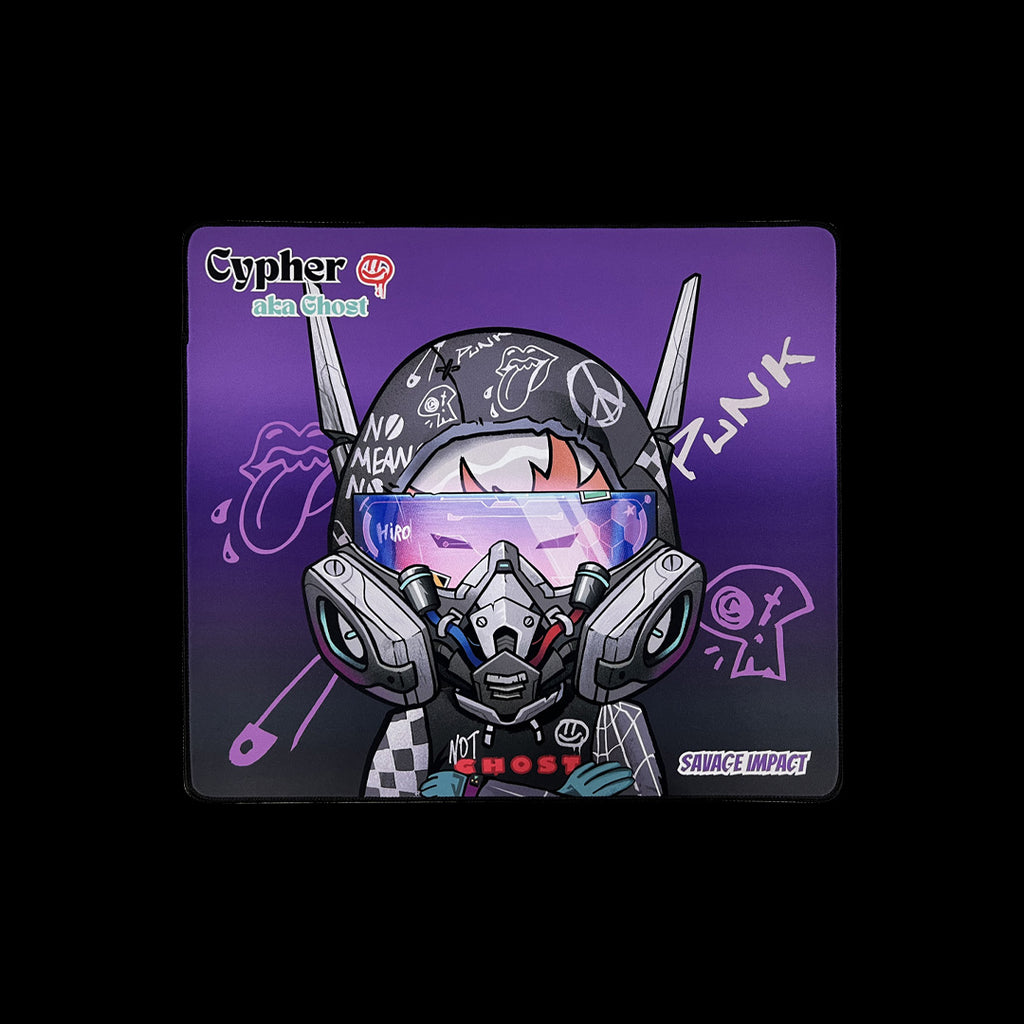 BP-45W Bloody x Savage Waterproof Mouse Pad 45 x 40 x 0.5 cm Cypher Ghost