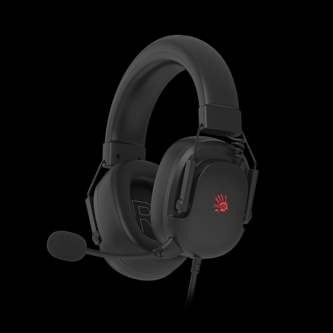 G585 Bloody 7.1 Virtual Surround Sound USB Gaming Headphone USB Black
