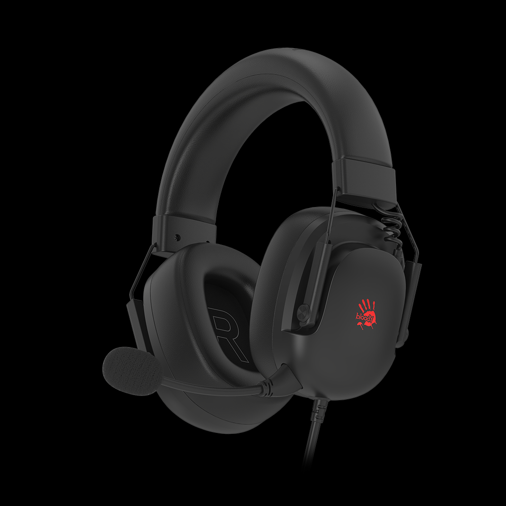 G585 Bloody 7.1 Virtual Surround Sound USB Gaming Headphone USB Black