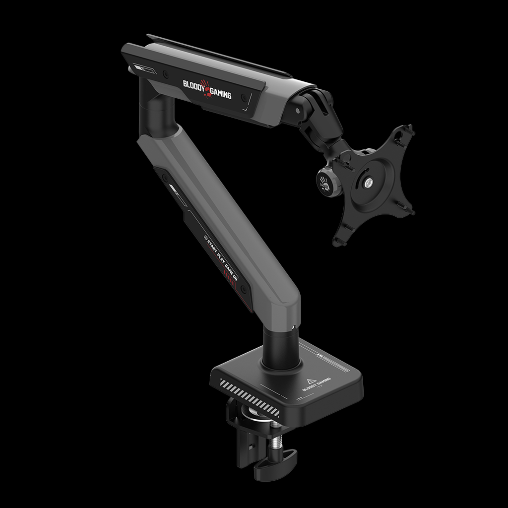 DM-8 Bloody Gaming Desktop Monitor Mount USB Sports Black