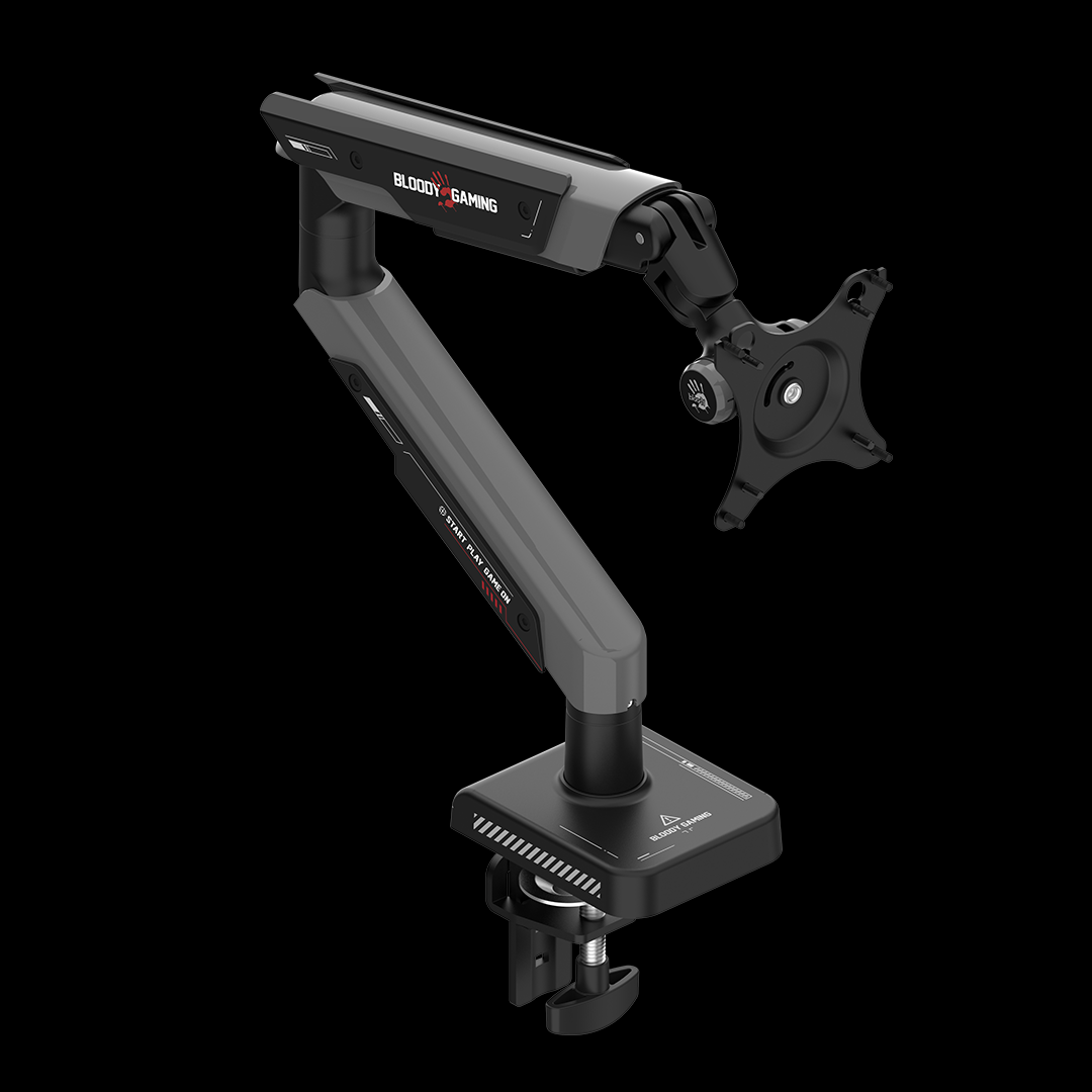 DM-8 Bloody Gaming Desktop Monitor Mount USB Sports Black