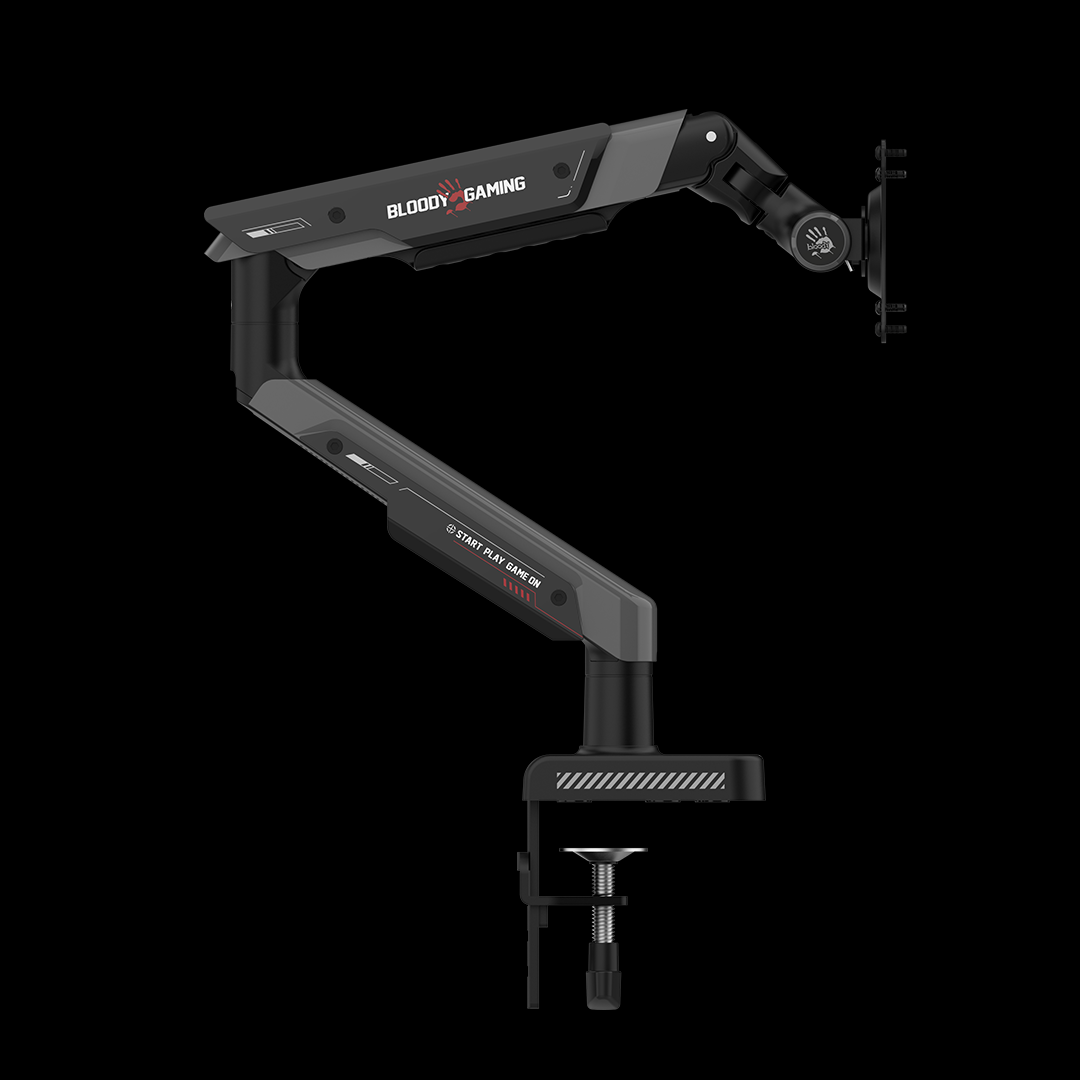 DM-8 Bloody Gaming Desktop Monitor Mount USB Sports Black
