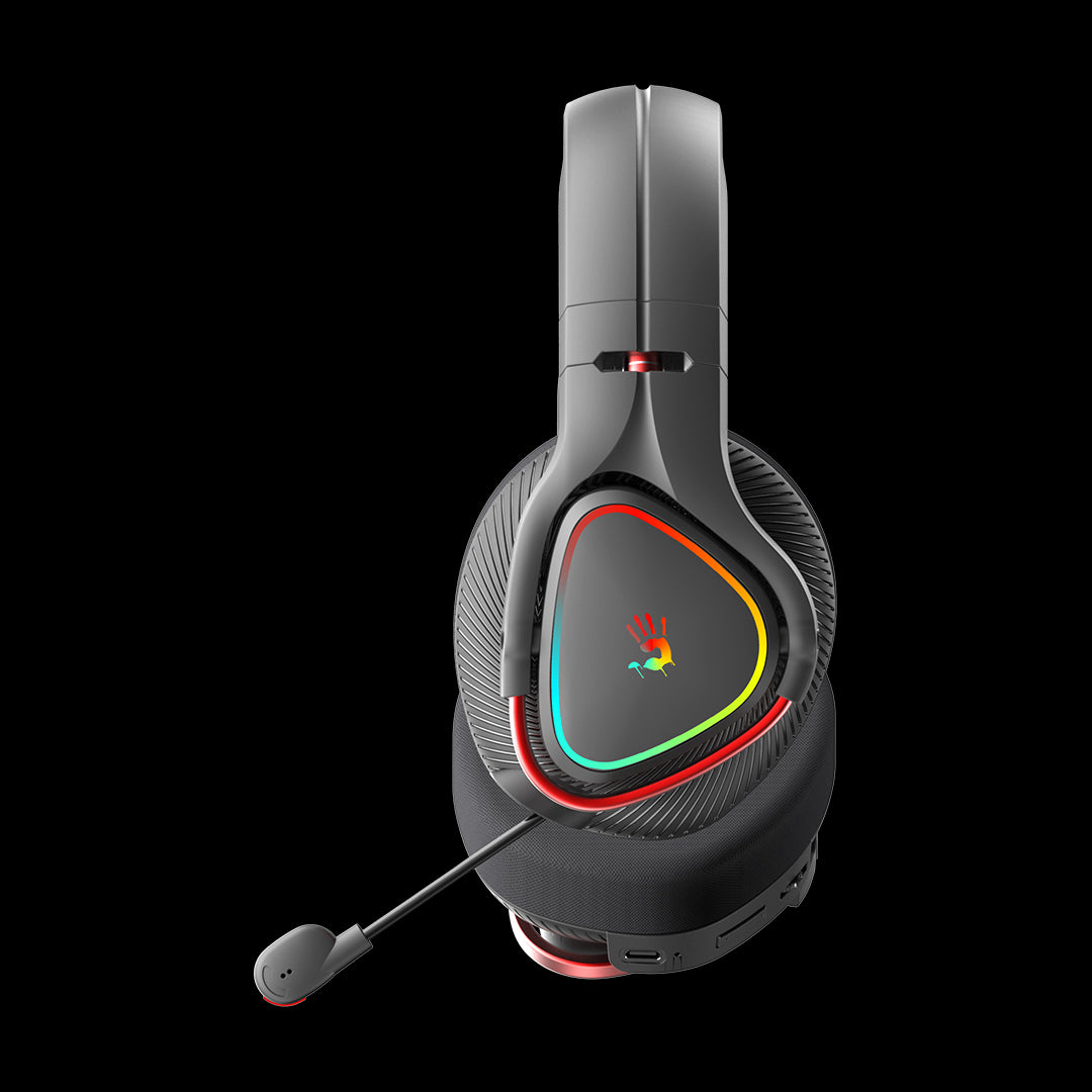 MR720 Bloody Bluetooth + 2.4GHz + Wired Multi-Mode Connection RGB Gaming Headphone
