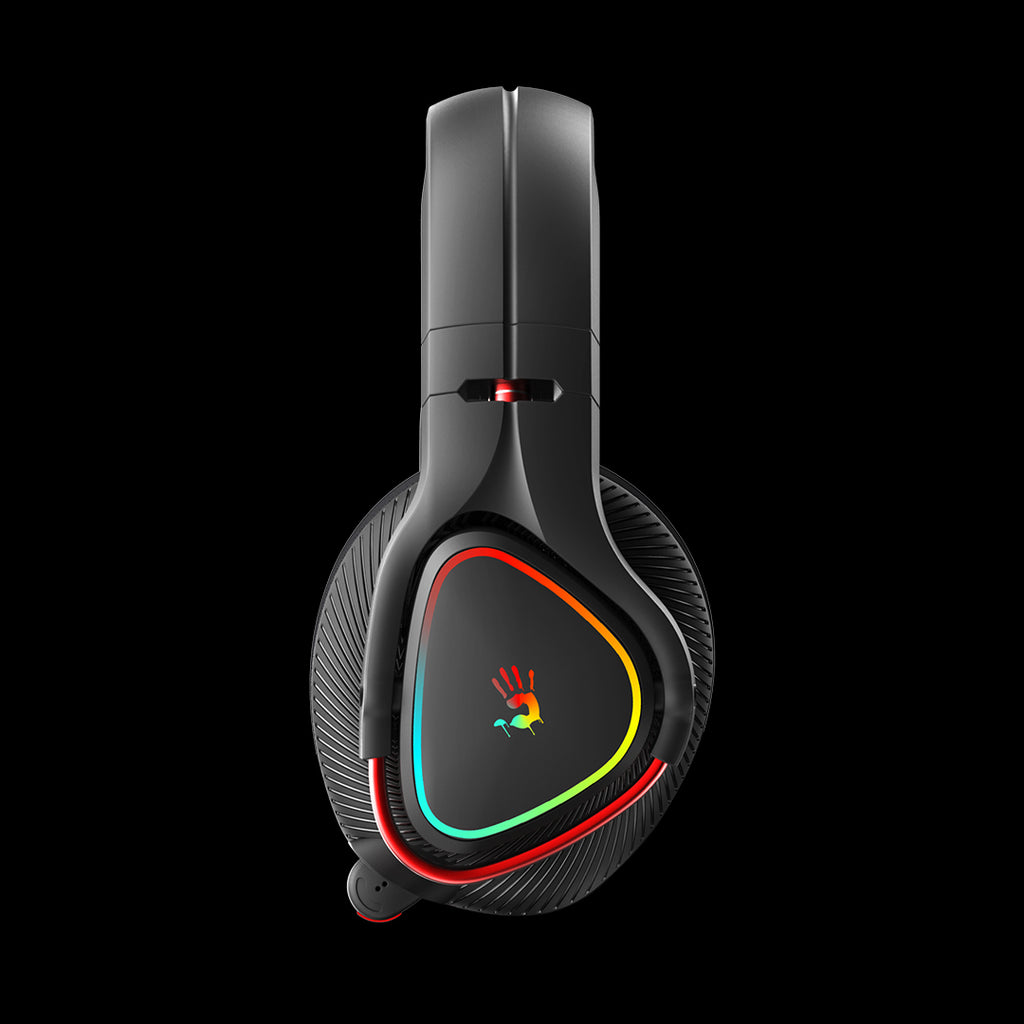MR720 Bloody Bluetooth + 2.4GHz + Wired Multi-Mode Connection RGB Gaming Headphone