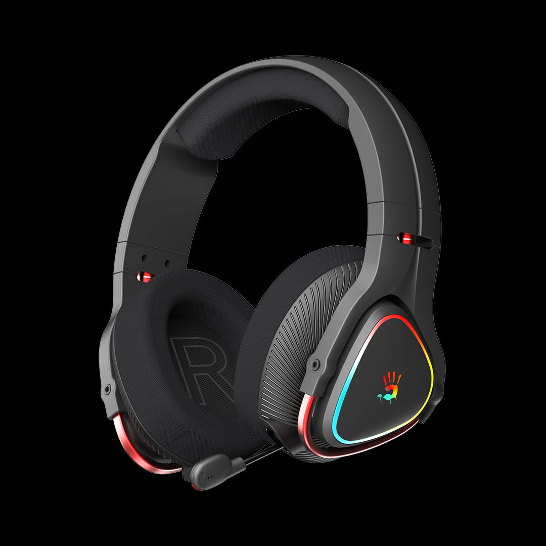 MR720 Bloody Bluetooth + 2.4GHz + Wired Multi-Mode Connection RGB Gaming Headphone