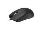 OP-750S A4tech Wired Silent Click Mouse USB Black