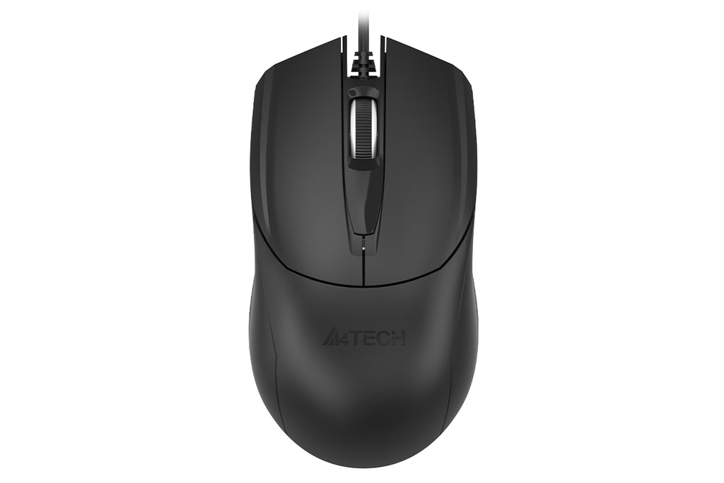 OP-750S A4tech Wired Silent Click Mouse USB Black