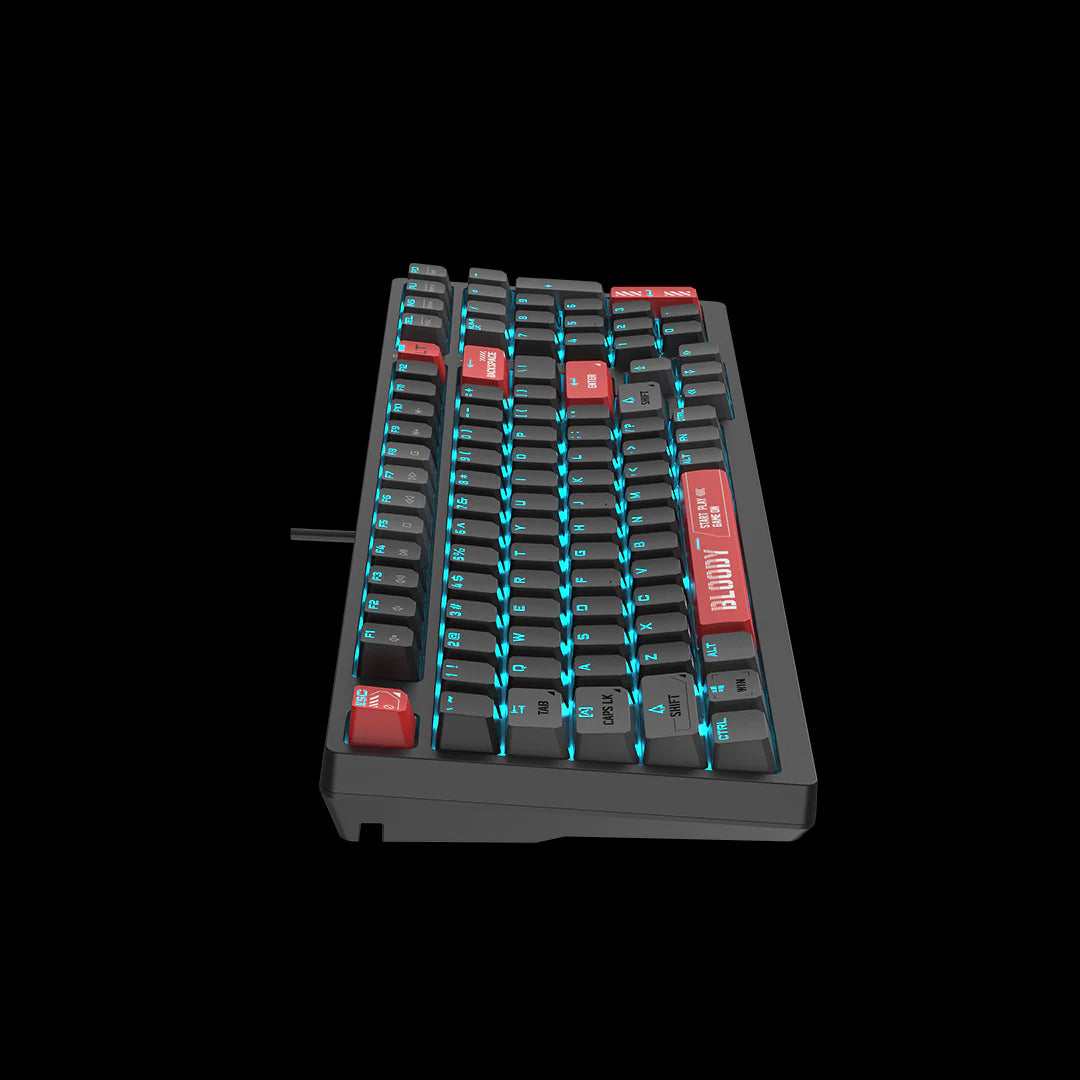 AT98 Bloody Alpha Optical Switch Mechanical Keyboard USB Bloody Red, US Layout