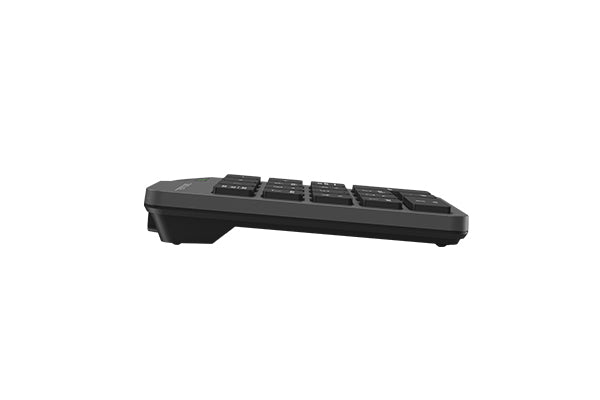 FGK21C  A4tech Fstyler 2.4G Wireless Rechargeable Numeric Keypad USB Black+Blue Receiver+Type Adapter, Grey