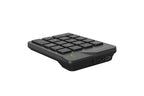 FGK21C  A4tech Fstyler 2.4G Wireless Rechargeable Numeric Keypad USB Black+Blue Receiver+Type Adapter, Grey