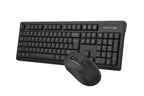 A4tech FG1200S Fstyler 2.4G Multimedia Wireless Desktop Set (FGK12+FG16S Silent Click) USB Black,US Layout