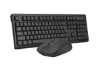 A4tech FG1200S Fstyler 2.4G Multimedia Wireless Desktop Set (FGK12+FG16S Silent Click) USB Black,US Layout