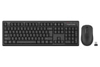 A4tech FG1200S Fstyler 2.4G Multimedia Wireless Desktop Set (FGK12+FG16S Silent Click) USB Black,US Layout