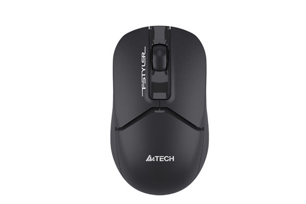 FG12S A4tech Fstyler 2.4G Wireless Silent Click Mouse USB Black