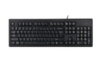 KRS-83 A4tech Comfortkey Wired Natural_A Shape Keyboard USB (Black) US Layout