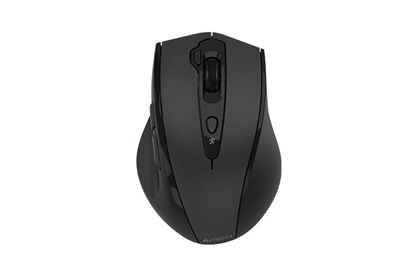 G7-810S Air2 A4tech 2.4G Wireless Mouse USB+Type-C Adaptor, Black