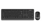 FG1010S A4tech Fstyler Wireless Combo Set ( FGK10+FG10S Silent Click) Grey, US Layout