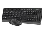 FG1010S A4tech Fstyler Wireless Combo Set ( FGK10+FG10S Silent Click) Grey, US Layout