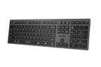 FBX50C A4tech Fstyler Bluetooth & 2.4G Scissor Switch Keyboard, Black, US Layout