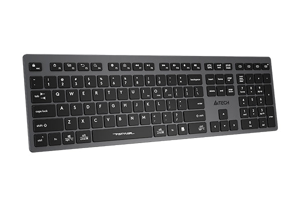 FBX50C A4tech Fstyler Bluetooth & 2.4G Scissor Switch Keyboard, Black, US Layout