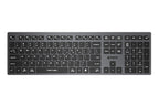 FBX50C A4tech Fstyler Bluetooth & 2.4G Scissor Switch Keyboard, Black, US Layout