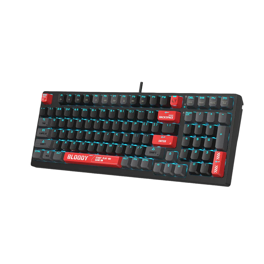 Bloody AT98 Alpha Optical Switch Mechanical Keyboard USB Bloody Red, US Layout
