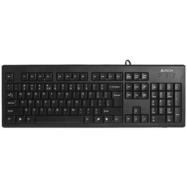 KR-8355S A4tech Multimedia FN Wired Combo Set USB Black KR-83+OP-550S Silent Click US Layout
