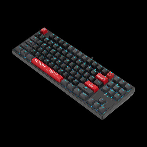 AT87 Bloody Alpha Optical Switch Mechanical Keyboard USB Bloody Red,US Layout