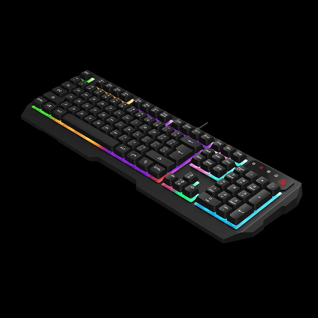 B135N Bloody Neon Illuminated Gaming Keyboard USB Black, US Layout