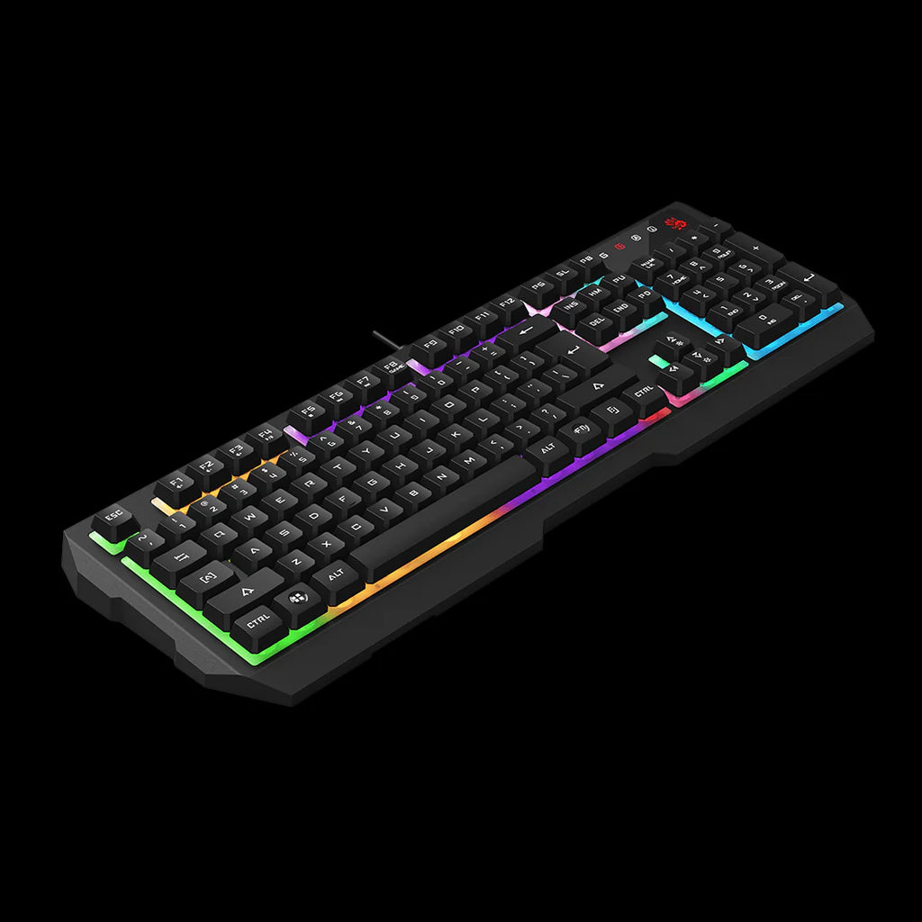 B135N Bloody Neon Illuminated Gaming Keyboard USB Black, US Layout