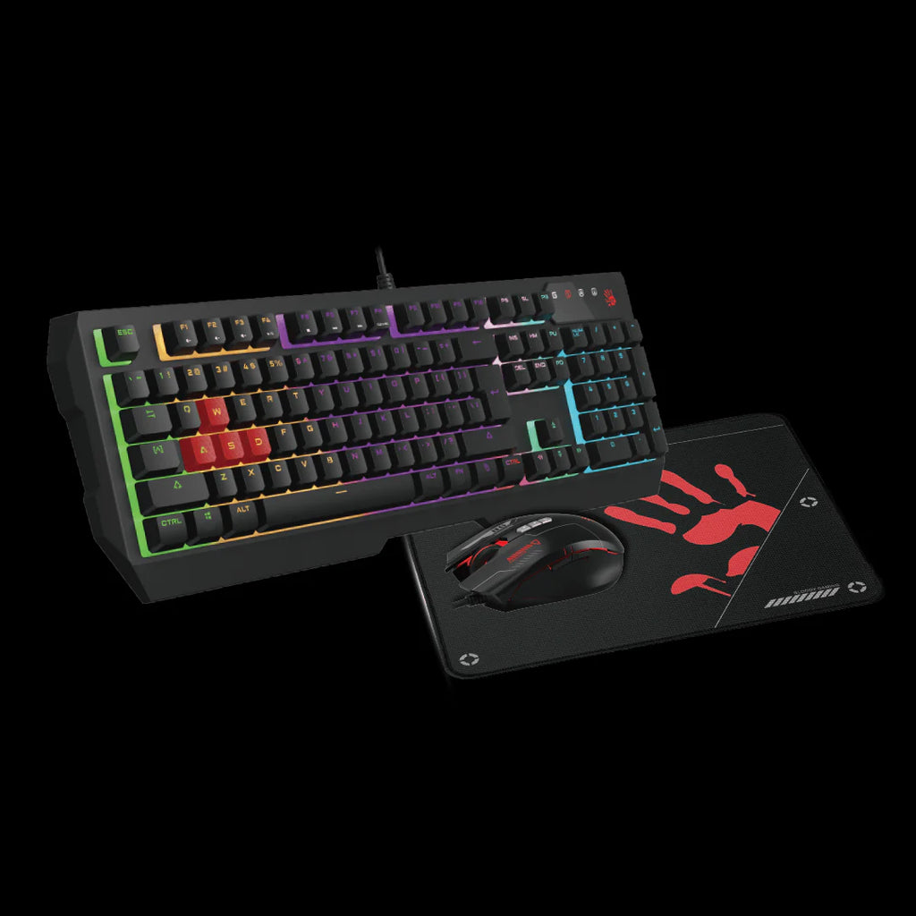 B1700 Bloody Gaming Desktop B140N+ES7+BP-50M USB Black, US Layout