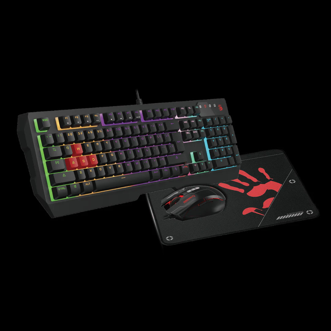 B1700 Bloody Gaming Desktop B140N+ES7+BP-50M USB Black, US Layout
