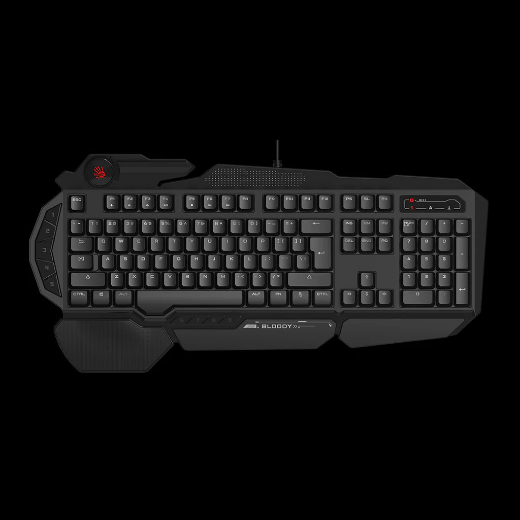 B310N Bloody Neon Illuminated Gaming Keyboard USB Black US Layout