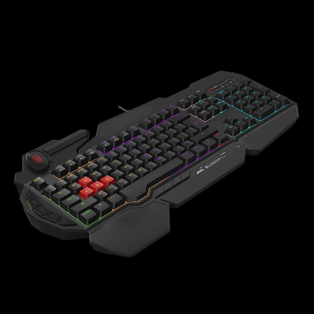 B310N Bloody Neon Illuminated Gaming Keyboard USB Black US Layout