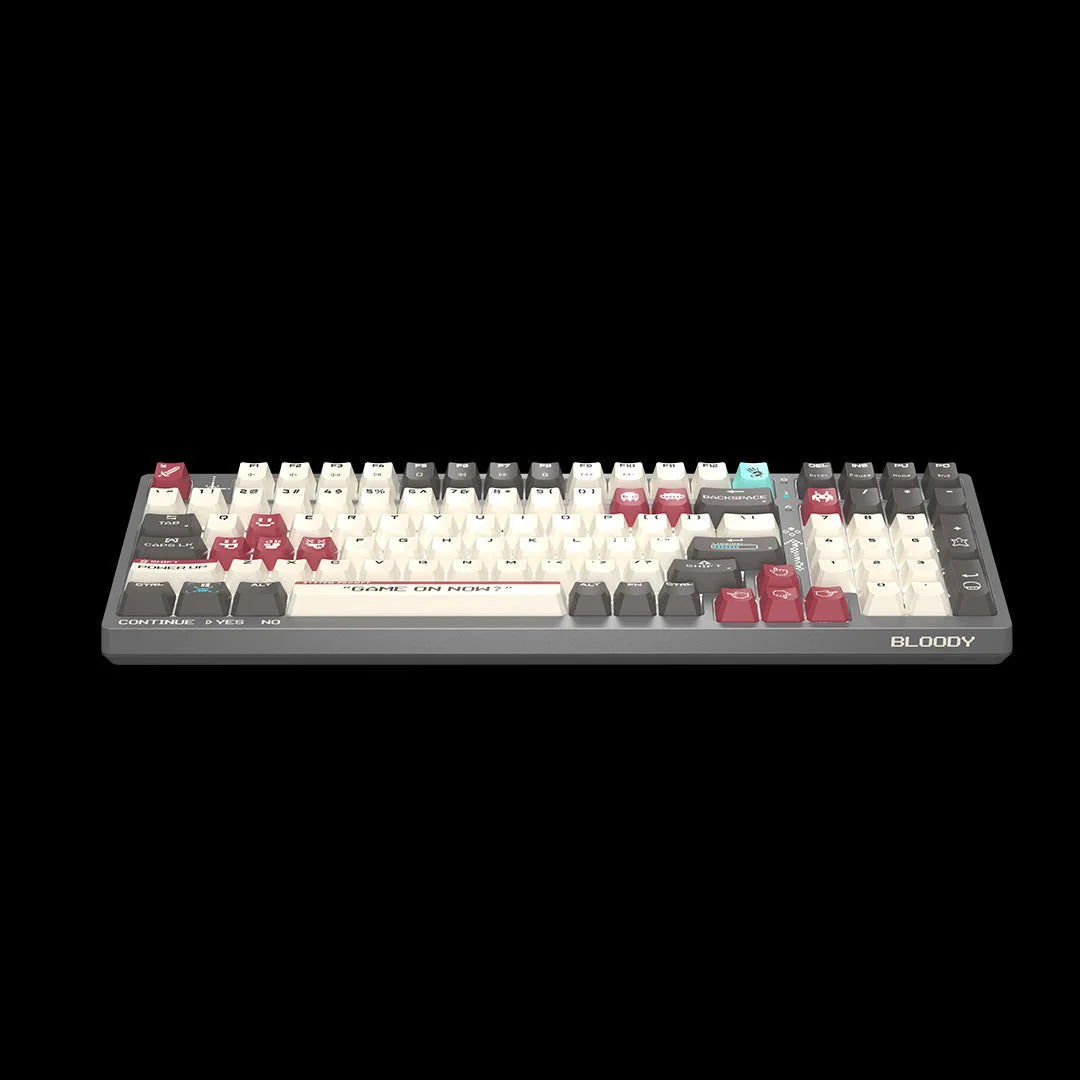 S98 Bloody BLMS Mechanical Gaming Keyboard 80% (98Keys) Compact Style BLMS Red Switch USB Pixels Red US Layout